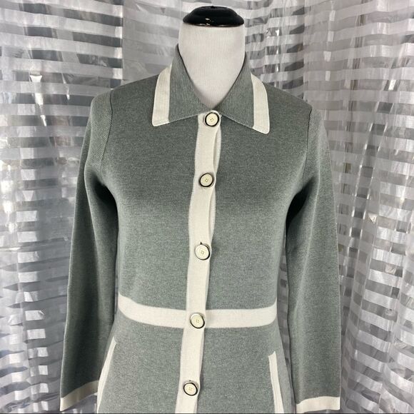 Liz Claiborne Button Up Sweater Dress - Picture 2 of 7